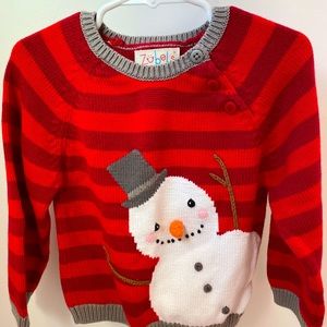 Boys 25m Zubels Snowman Sweater